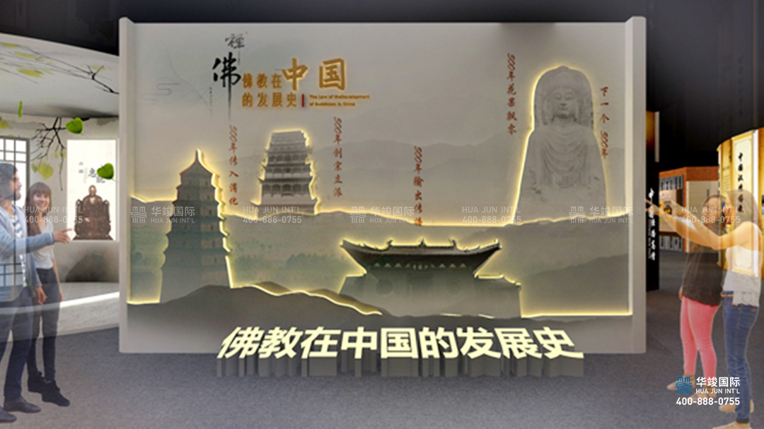 類型：文化博物展館設計 數字技術：紗幕投影、弧幕影院、幻影成像等